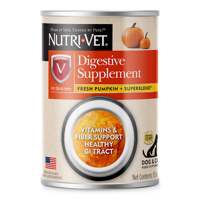 UPC 669125000021 product image for Nutri-Vet Digestive Support Pumpkin Supplements for Dogs, 15 oz. | upcitemdb.com