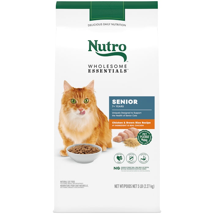 UPC 079105128797 product image for Nutro Wholesome Essentials Natural Senior Cat Chicken & Brown Rice Recipe Cat Ki | upcitemdb.com