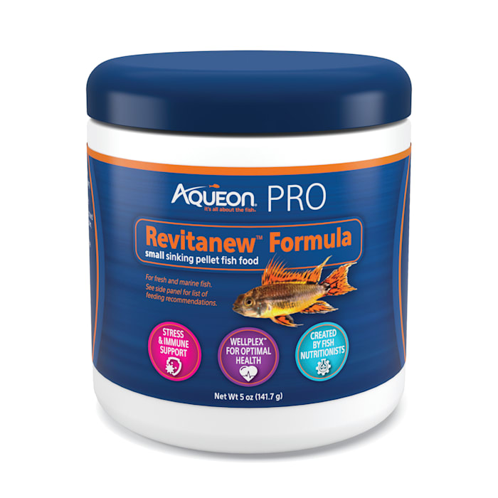 UPC 015905001519 product image for Aqueon Pro Revitanew Fish Food Medium Pellet, 5 oz. | upcitemdb.com