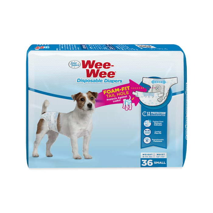 UPC 045663974404 product image for Wee-Wee Disposable Diapers for Dogs, Small, Count of 36 | upcitemdb.com