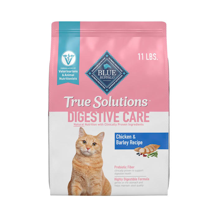 BLUE True Solutions Blissful Belly Digestive Care Adult Cat Dry Food  Chicken  11-lb. Bag