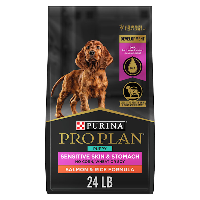 UPC 038100187659 product image for Purina Pro Plan Sensitive Skin & Stomach Formula Salmon & Rice Dry Puppy Food, 2 | upcitemdb.com