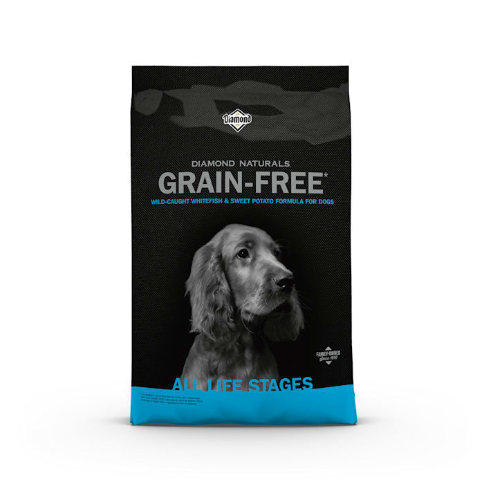 UPC 074198611546 product image for Diamond Naturals Grain-Free Whitefish & Sweet Potato Formula Dry Dog Food, 14 lb | upcitemdb.com