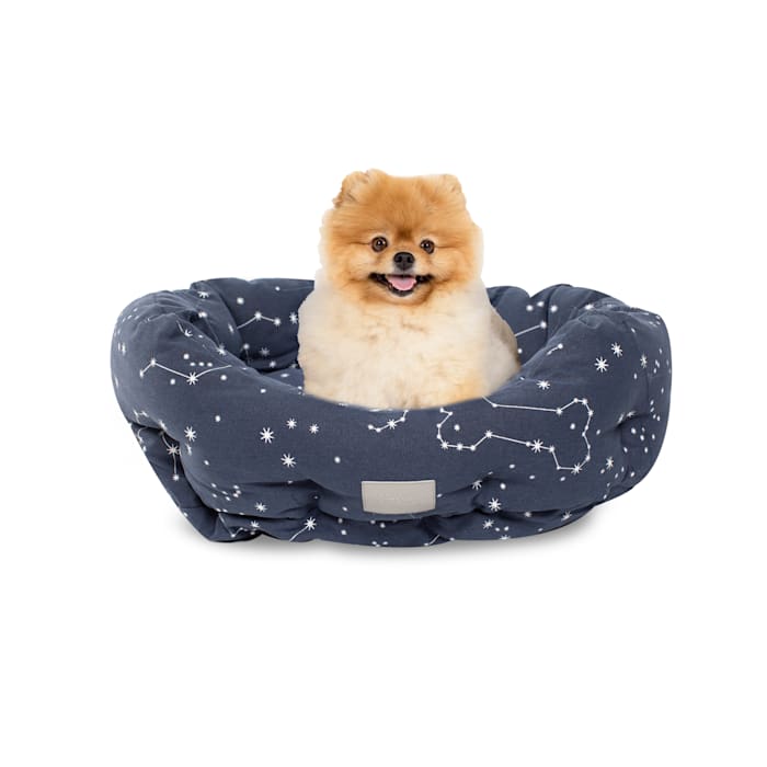 Photos - Bed & Furniture PetShop by Fringe Studio Round Pet Cuddler, 20" L X 19" W X 8" H, Celestial 