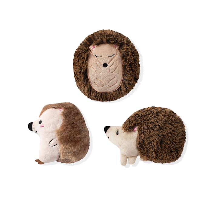 PetShop by Fringe Studio Hedgehogs Dog Toy Set, X-Small, Pack of 3