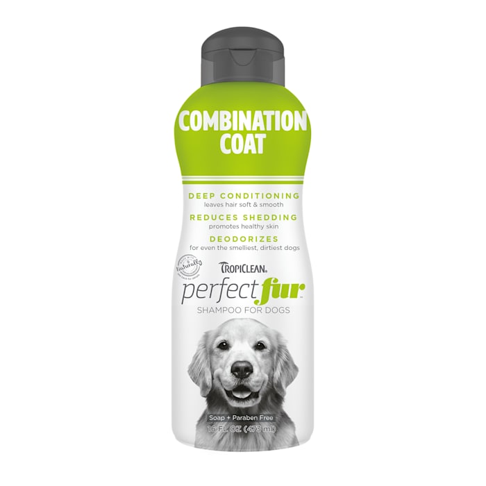 UPC 645095000162 product image for TropiClean Perfect Fur Combination Coat Dog Shampoo, 16 fl. oz. | upcitemdb.com