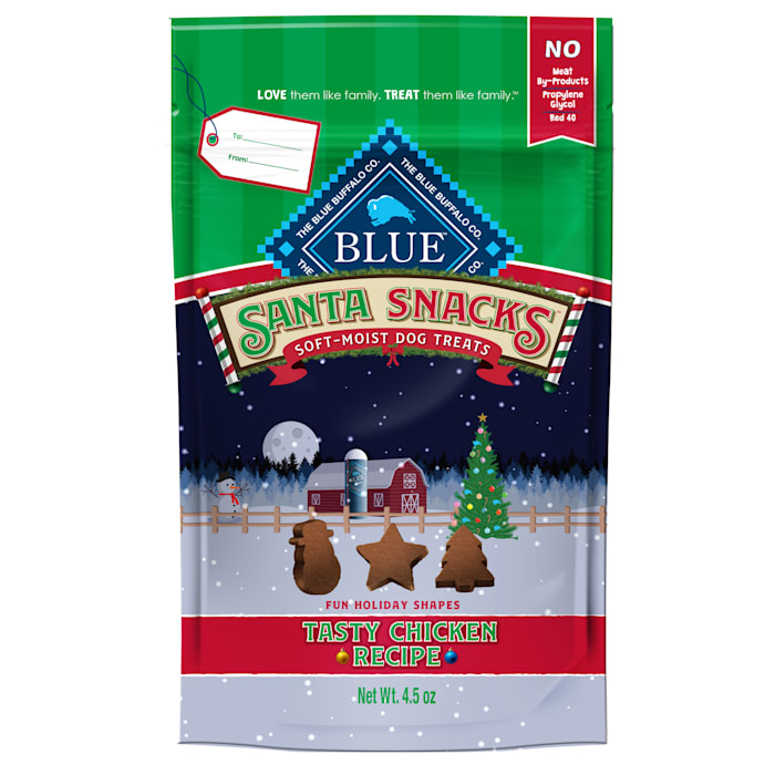 UPC 840243141364 product image for Blue Buffalo Natural Holiday Morsels Tasty Chicken Recipe Santa Snacks Soft & Ch | upcitemdb.com