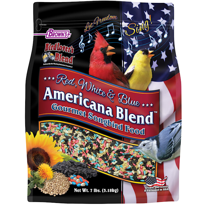 UPC 042934407807 product image for Brown's Bird Lover's Blend Red, White and Blue Americana Blend Dry Food, 7 lbs. | upcitemdb.com