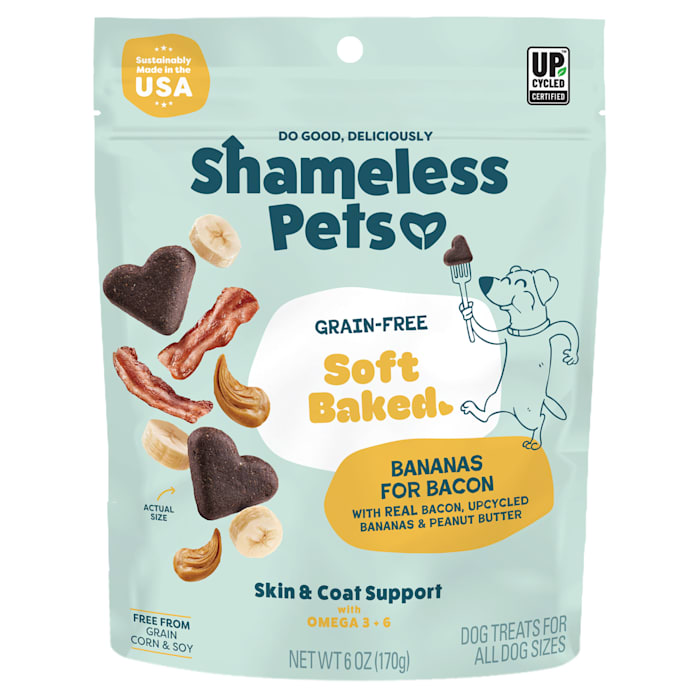 UPC 850010897028 product image for Shameless Pet Treats Bananas for Bacon Soft-Baked Biscuit Dog Treats, 6 oz. | upcitemdb.com