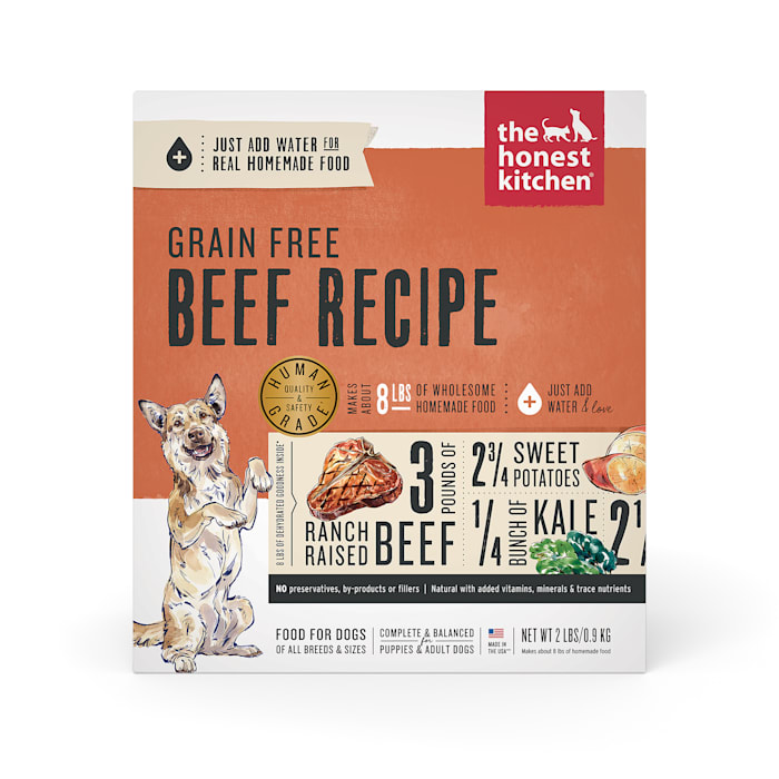 UPC 183413003834 product image for The Honest Kitchen Dehydrated Grain Free Beef Recipe Dog Food, 2 lbs. | upcitemdb.com