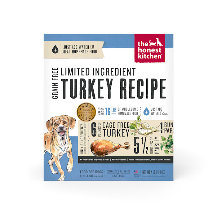 UPC 183413004916 product image for The Honest Kitchen Dehydrated Limited Ingredient Turkey Recipe Dog Food, 4 lbs. | upcitemdb.com