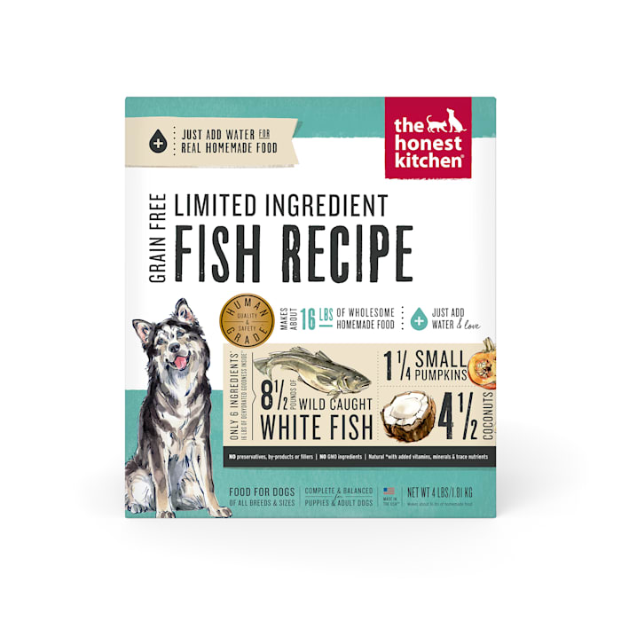 UPC 183413004879 product image for The Honest Kitchen Dehydrated Limited Ingredient Fish Recipe Dog Food, 4 lbs. | upcitemdb.com