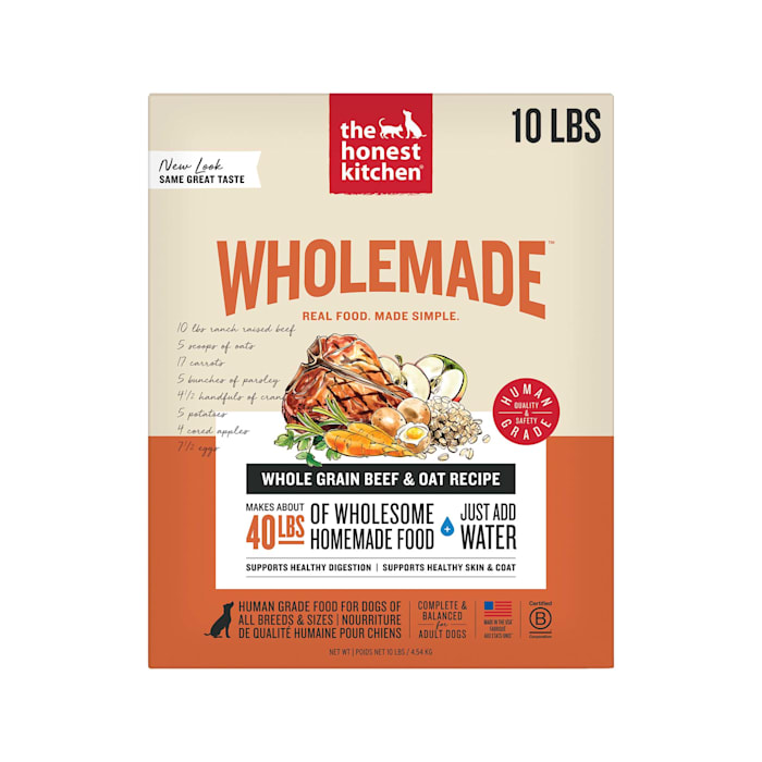 UPC 183413000024 product image for The Honest Kitchen Wholemade Whole Grain Beef & Oat Dog Food, 10 lbs. | upcitemdb.com