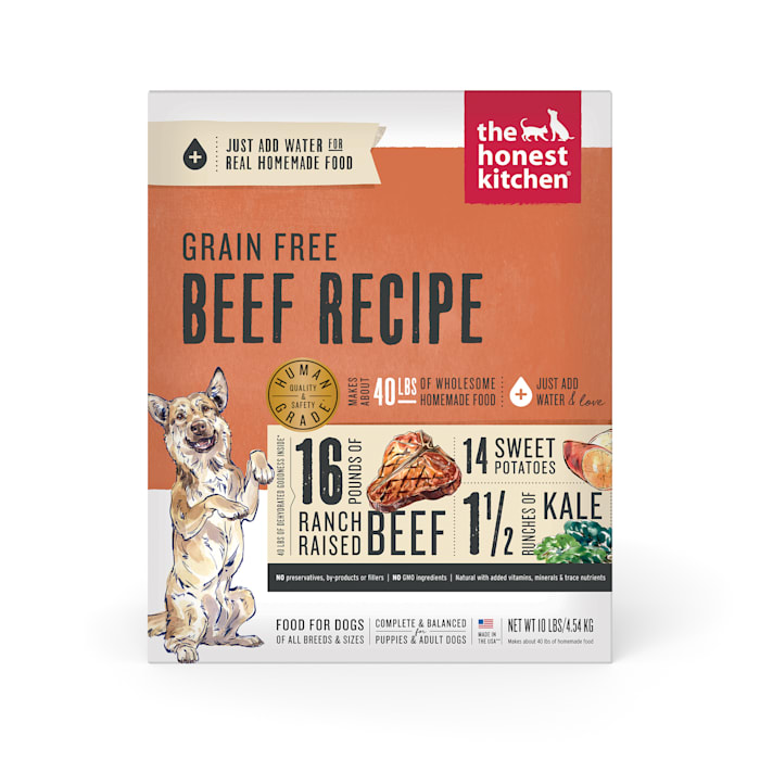 UPC 183413002653 product image for The Honest Kitchen Dehydrated Grain Free Beef Recipe Dog Food, 10 lbs. | upcitemdb.com
