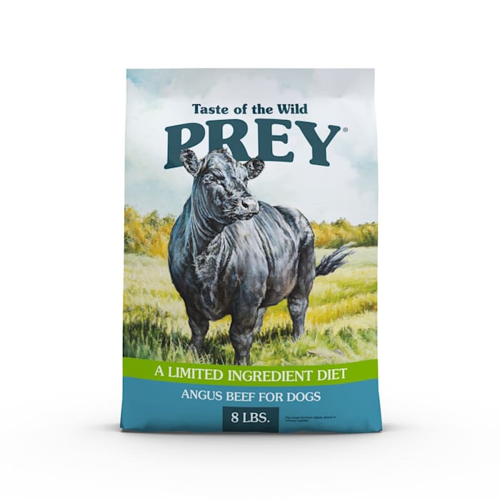 Taste of the Wild PREY Angus Beef Limited Ingredient Recipe Dry Dog Food, 8 lbs
