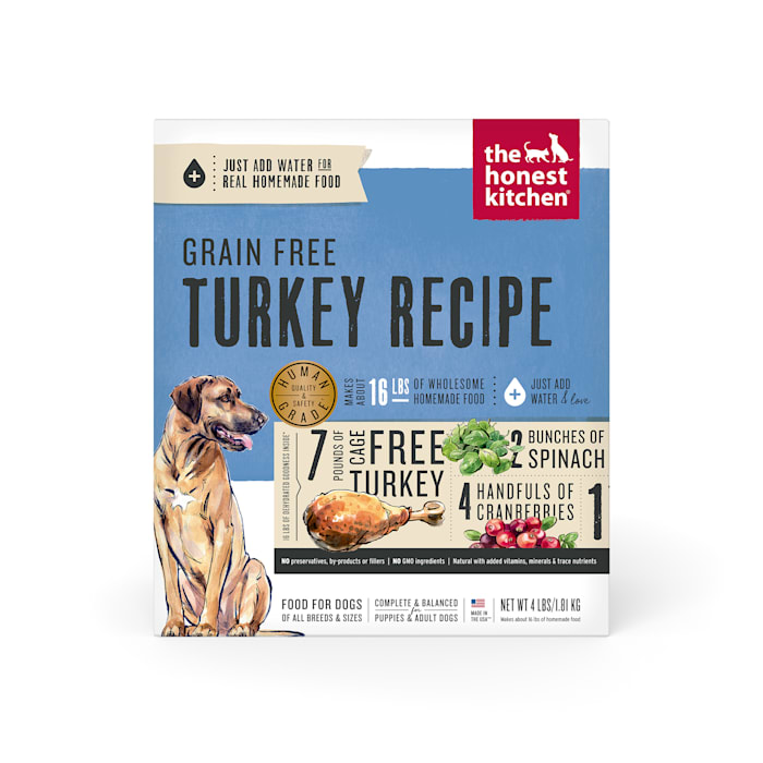 UPC 183413000116 product image for The Honest Kitchen Dehydrated Grain Free Turkey Recipe Dog Food, 4 lbs. | upcitemdb.com