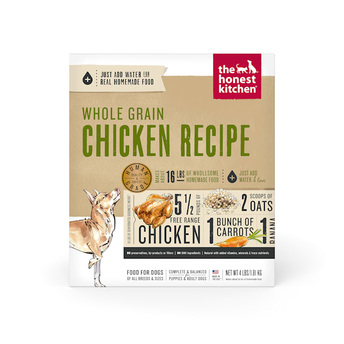 UPC 183413004510 product image for The Honest Kitchen Dehydrated Whole Grain Chicken Recipe Dog Food, 4 lbs. | upcitemdb.com