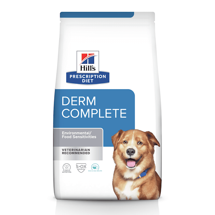 Hill's Prescription Diet Derm Complete Environmental & Food Sensitivities Original Flavor Dry Dog Food, 14.3 lbs.