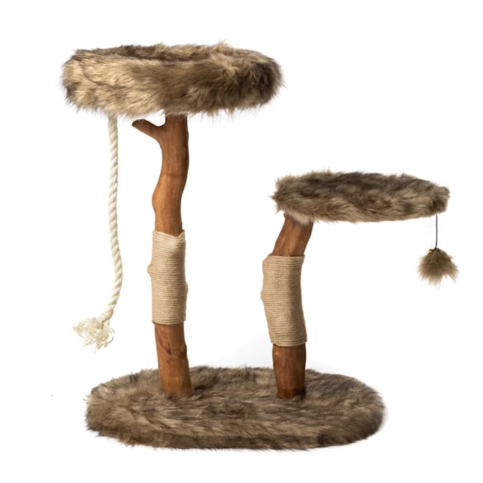 Mau Lifestyle Brown Rizzo Cat Tree, 32" H