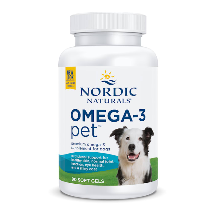 Nordic Naturals Omega-3 Pet Fish Oil Soft Gels for Dogs and Cats, Count of 90