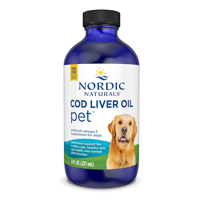 Nordic Naturals Omega-3 Pet Cod Liver Oil Liquid for Dogs, 8 fl. oz.
