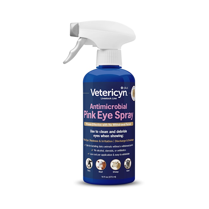 Vetericyn Plus Antimicrobial Pink Eye Spray for Dogs, 16 fl. oz