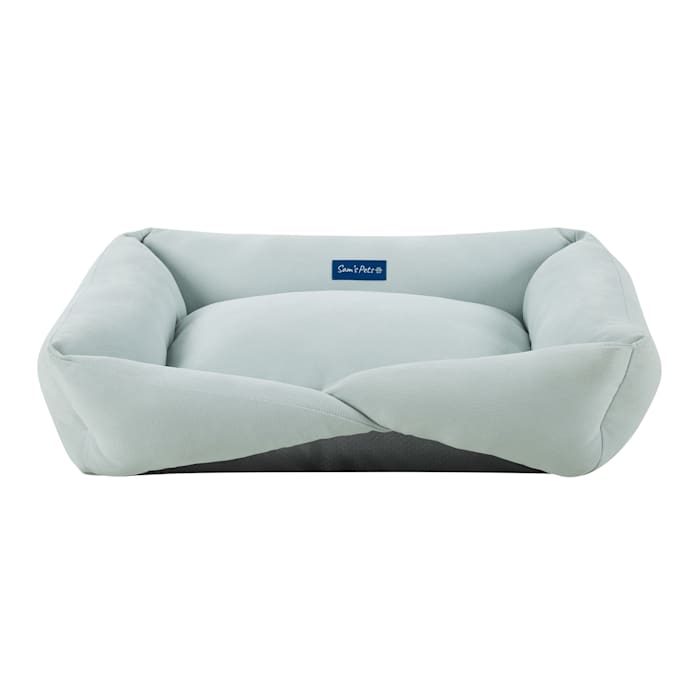 Sam's Pets Ellie Machine Washable Dog Bed, 19.5" L X 24" W X 7" H, Light Blue