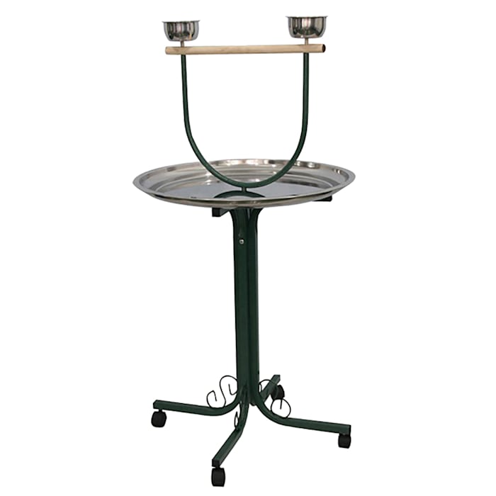 UPC 644472100938 product image for A&E Cage Company T-Stand with Casters and Stainless Steel Dishes, 28