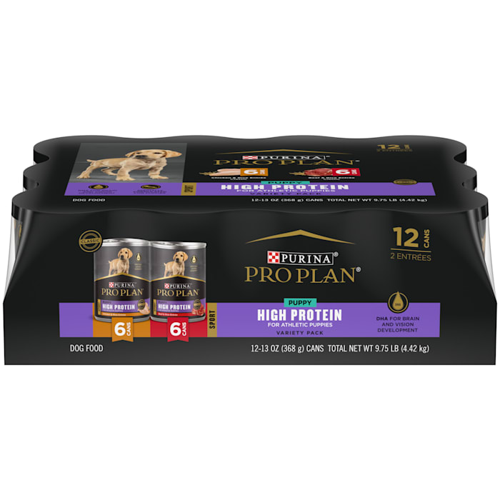 UPC 038100193872 product image for Purina Pro Plan Sport Beef, Chicken & Rice Entree Wet Puppy Food Variety Pack, 1 | upcitemdb.com