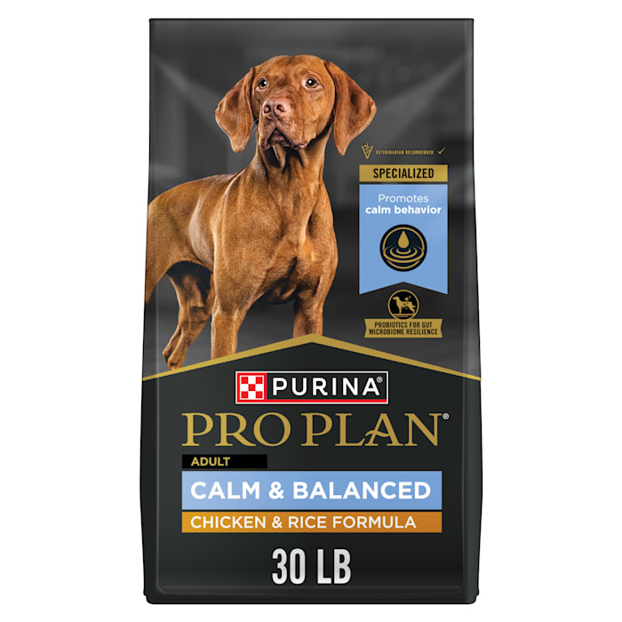 UPC 038100194060 product image for Purina Pro Plan Calm & Balanced Chicken & Rice Formula Adult Dry Dog Food, 30 lb | upcitemdb.com