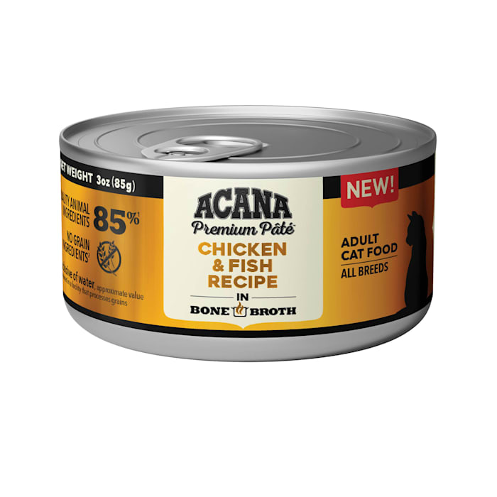 ACANA Chicken + Fish Recipe in Bone Broth Wet Cat Food, 3 oz.