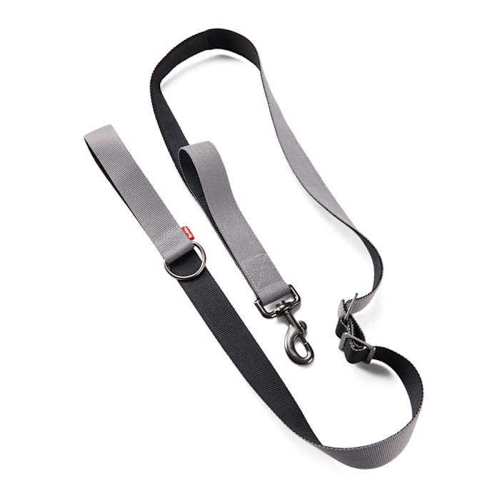 Reddy Shock Absorbent Big Dog Leash, Grey, 6-ft long, 1.5-in wide