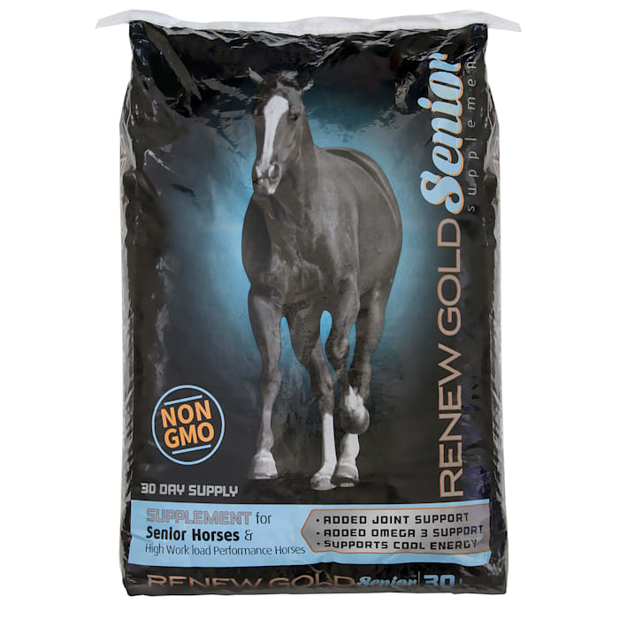 UPC 643710848663 product image for Manna Pro Renew Non GMO Senior Pellet Gold Supplement for Horses, 30 lbs. | upcitemdb.com