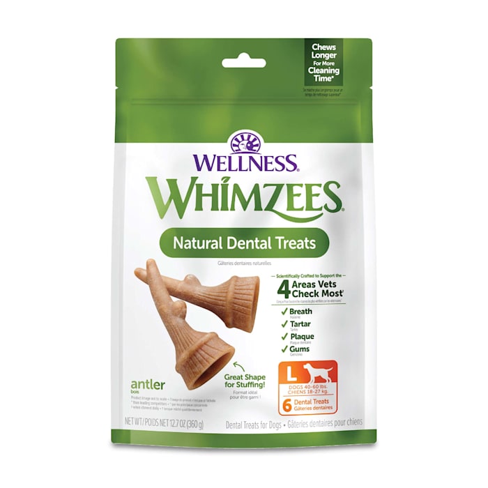 UPC 810037580075 product image for Whimzees by Wellness Occupy Antler Natural Grain Free Large Dental Chews for Dog | upcitemdb.com