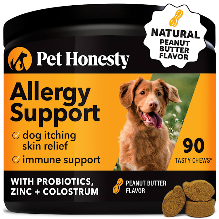 Pet Honesty Allergy Support Soft Chews for Dogs, Count of 90