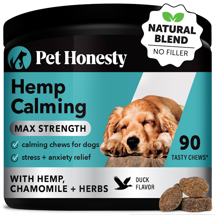 Pet Honesty Hemp Calming Max Strength Soft Chews for Dogs, Count of 90