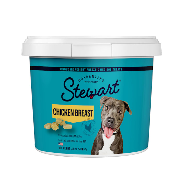 UPC 073101002044 product image for Stewart Chicken Breast Freeze Dried Tub Dog Treats, 14.8 oz. | upcitemdb.com