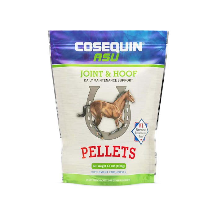 NUTRAMAX COSEQUIN ASU Joint & Hoof Pellets Joint Health Supplement for Horses, 1200 Grams