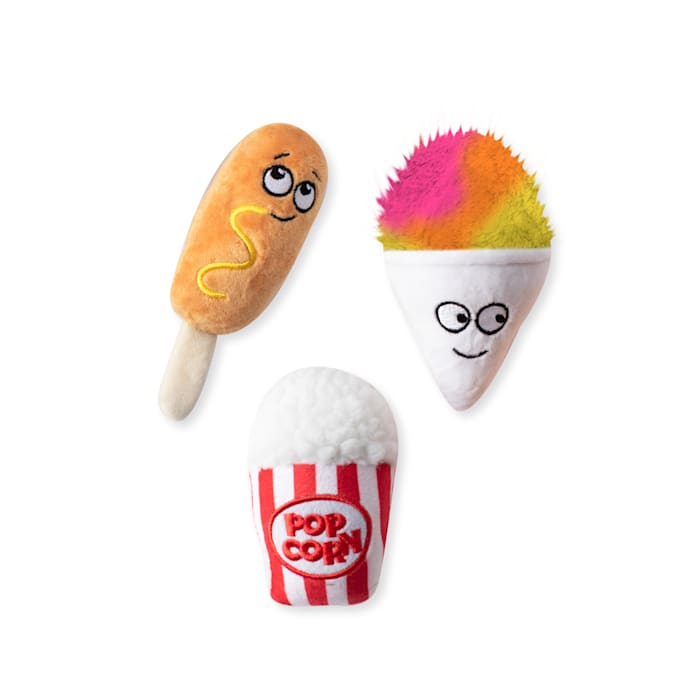 PetShop by Fringe Studio Fair Foods Dog Toy Set, X-Small, Pack of 3