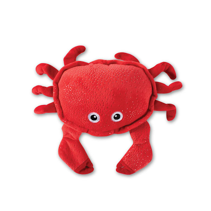 PetShop by Fringe Studio Just a Little Crabby Plush Dog Toy, Medium