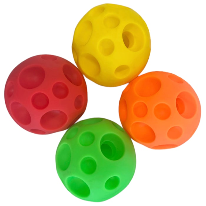 Piggy Poo and Crew Treat Ball Toy, Large, Pack of 4