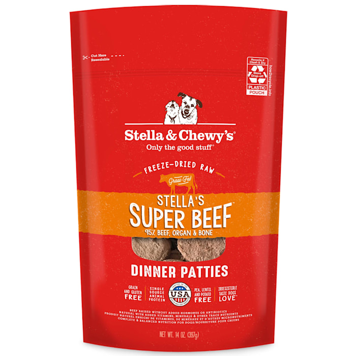 UPC 186011000076 product image for Stella & Chewy's Freeze Dried Raw Dinner Patties High Protein Super Beef Recipe  | upcitemdb.com