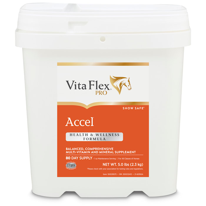 UPC 758900000025 product image for Vita Flex Pro Accel Health & Wellness Formula, 80 Day Supplement for Horses, 5 l | upcitemdb.com