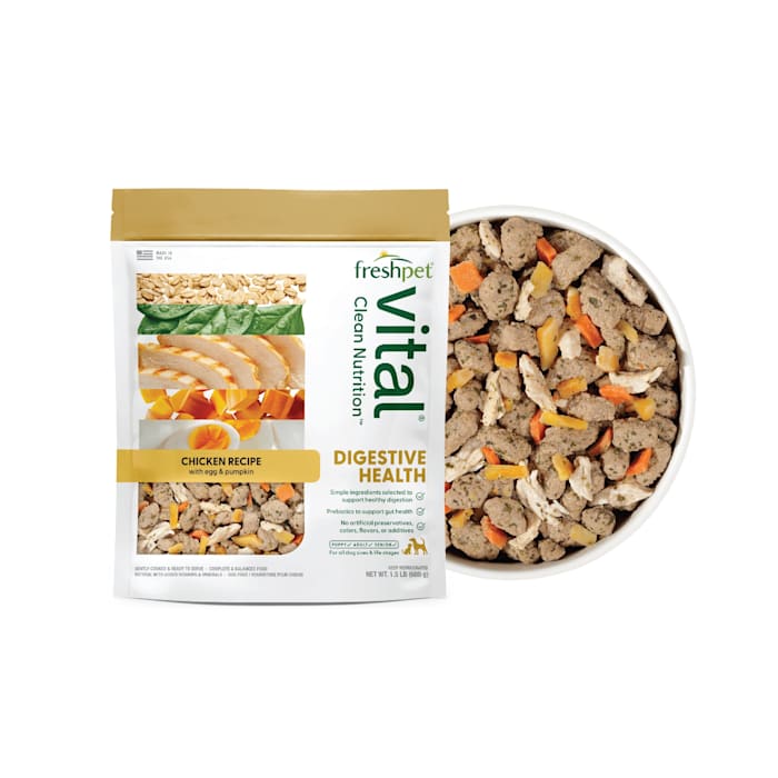 Freshpet Vital Digestive Health Chicken Recipe Fresh Dog Food, 1.5 lbs.