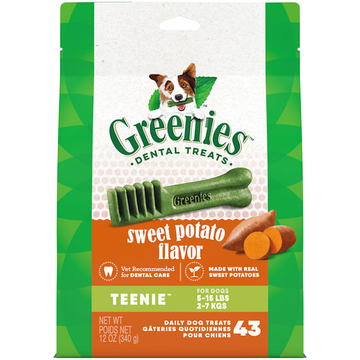 UPC 642863114182 product image for Greenies Natural Sweet Potato Flavor Dental Dog Treats, 12 oz., Count of 43, Tee | upcitemdb.com