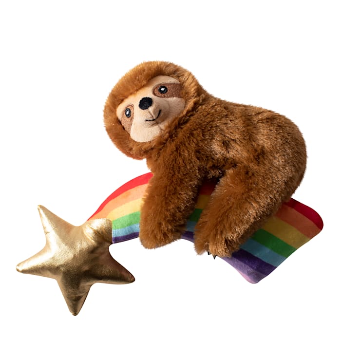 PetShop by Fringe Studio Rainbow High Plush Dog Toy, Medium