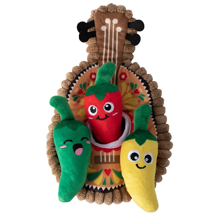 PetShop by Fringe Studio Fiesta Till You Siesta Hide & Seek Burrow Plush Dog Toy, Medium