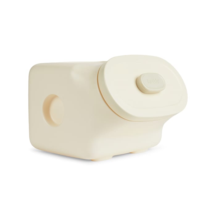 Reddy White Airtight Food Storage Container for Dogs, 25 lbs, Medium