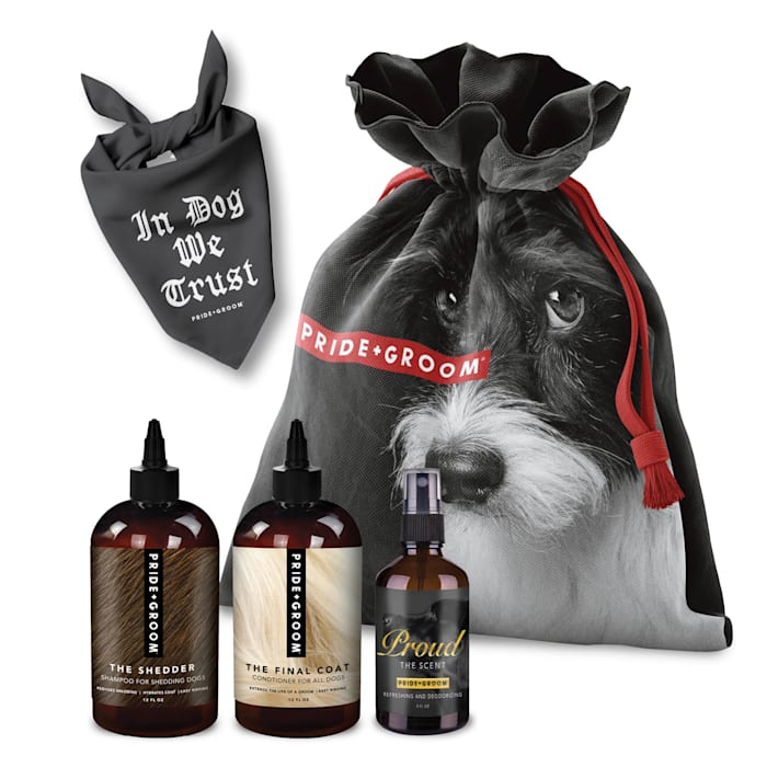 Pride+Groom Deluxe Bag Shedder Gift Set, Medium