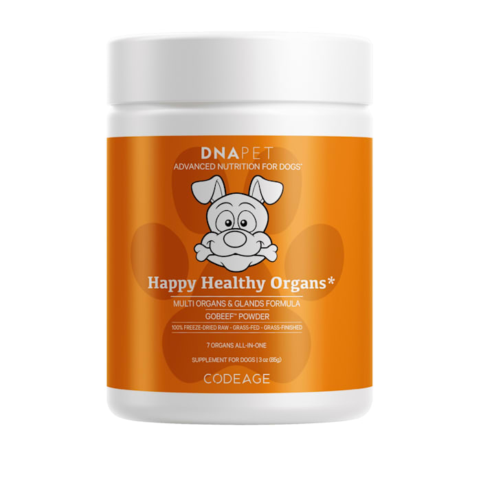 Codeage DNA PET Canine Multi Organ Beef Powder Happy Healthy Organs & Glands Supplement for Dogs, 3 oz